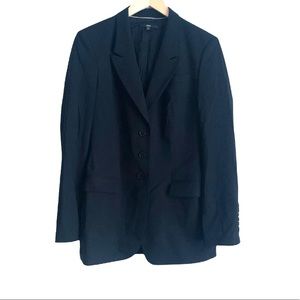 Boss Hugo Boss Jemmi black wool blend 3 button blazer